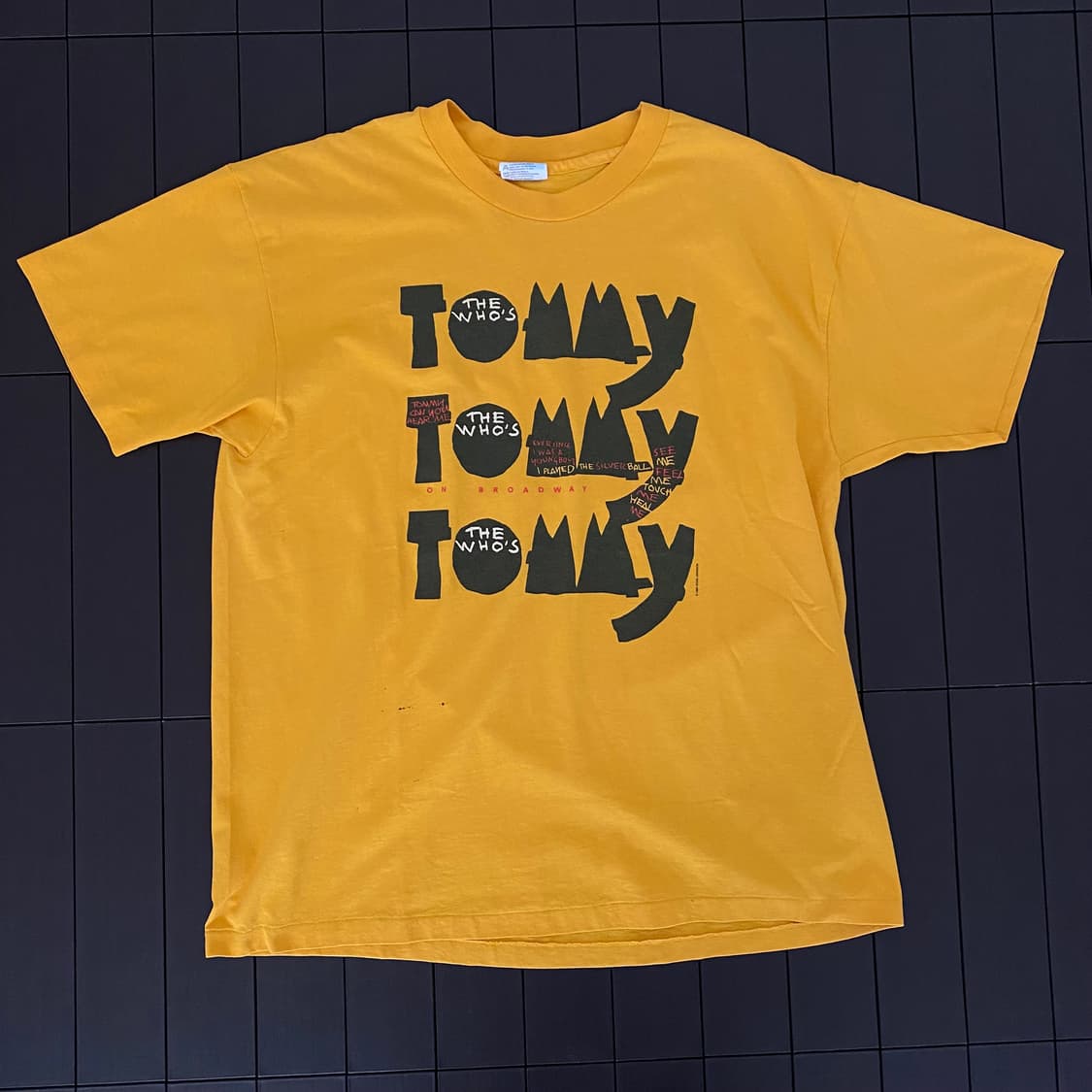 (XL) 90s 빈티지 the who tommy 더후 밴드티 상품이미지2