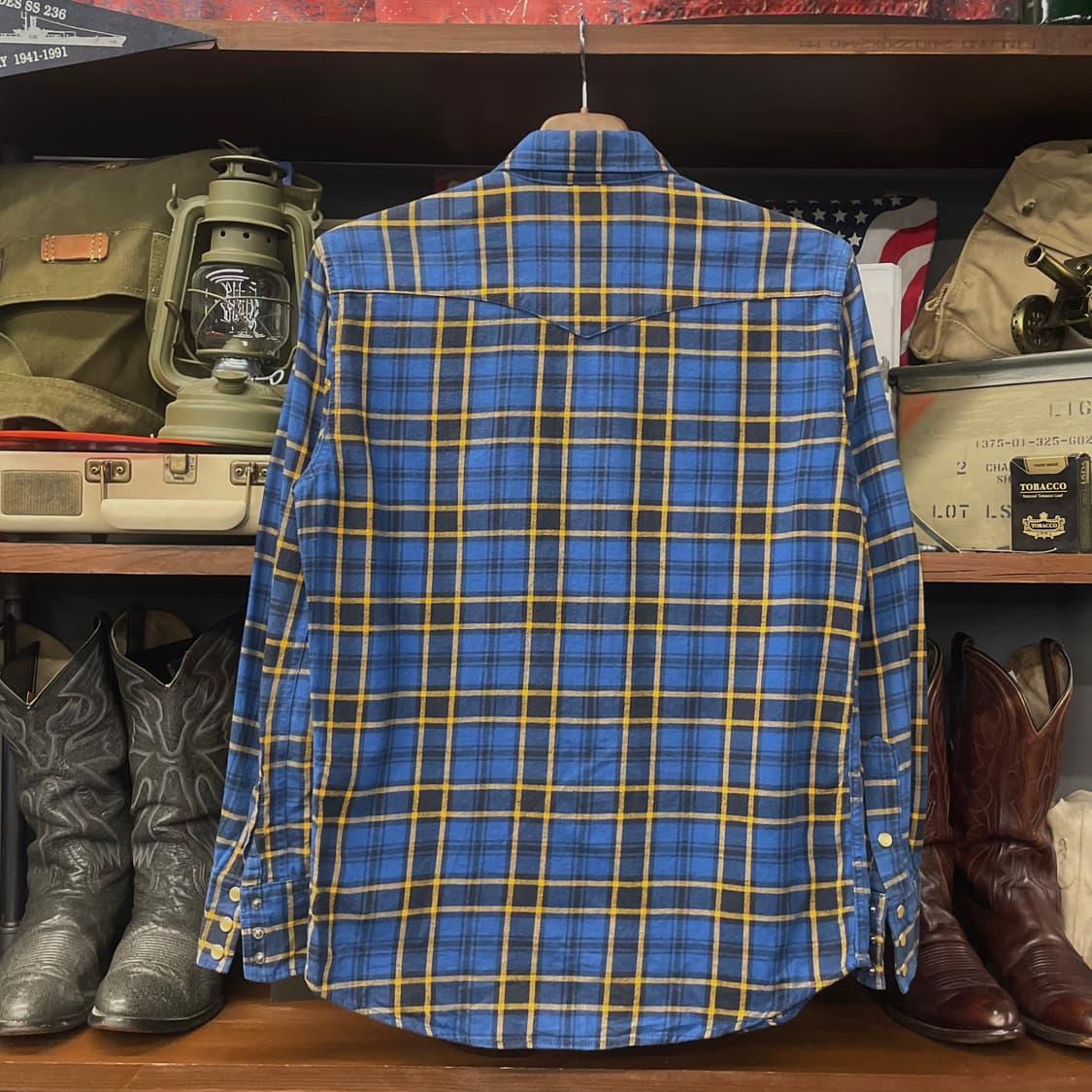 리바이스 레드탭 펄 스냅 체크 웨스턴 셔츠 N404 상품이미지2