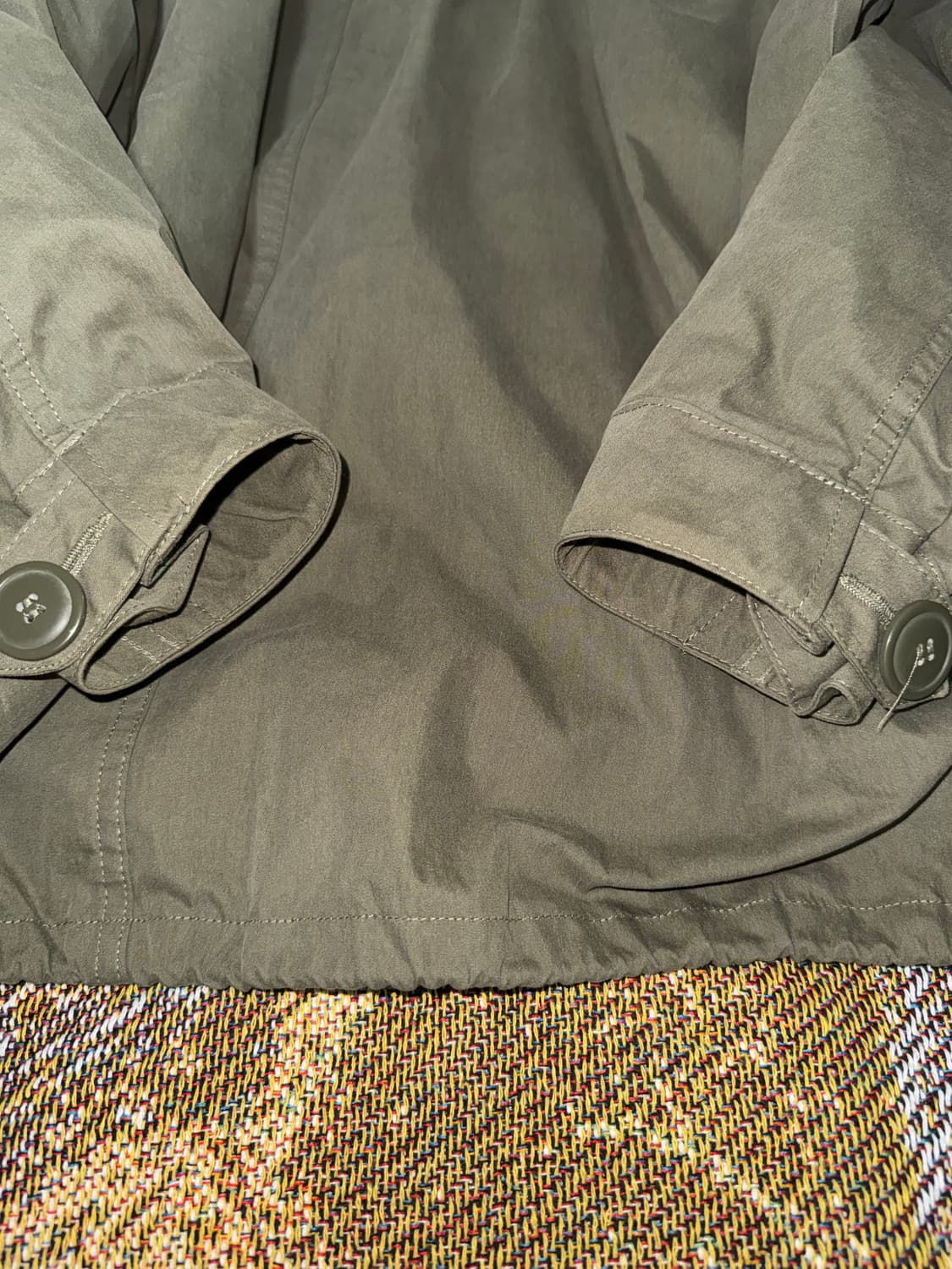 프릭스 스토어 숏 m65 외피,내피 완제품 올리브 그린 판매 상품이미지9