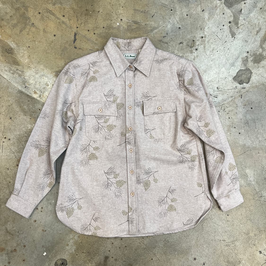 엘엘빈 솔방울 플란넬 셔츠 상품이미지1