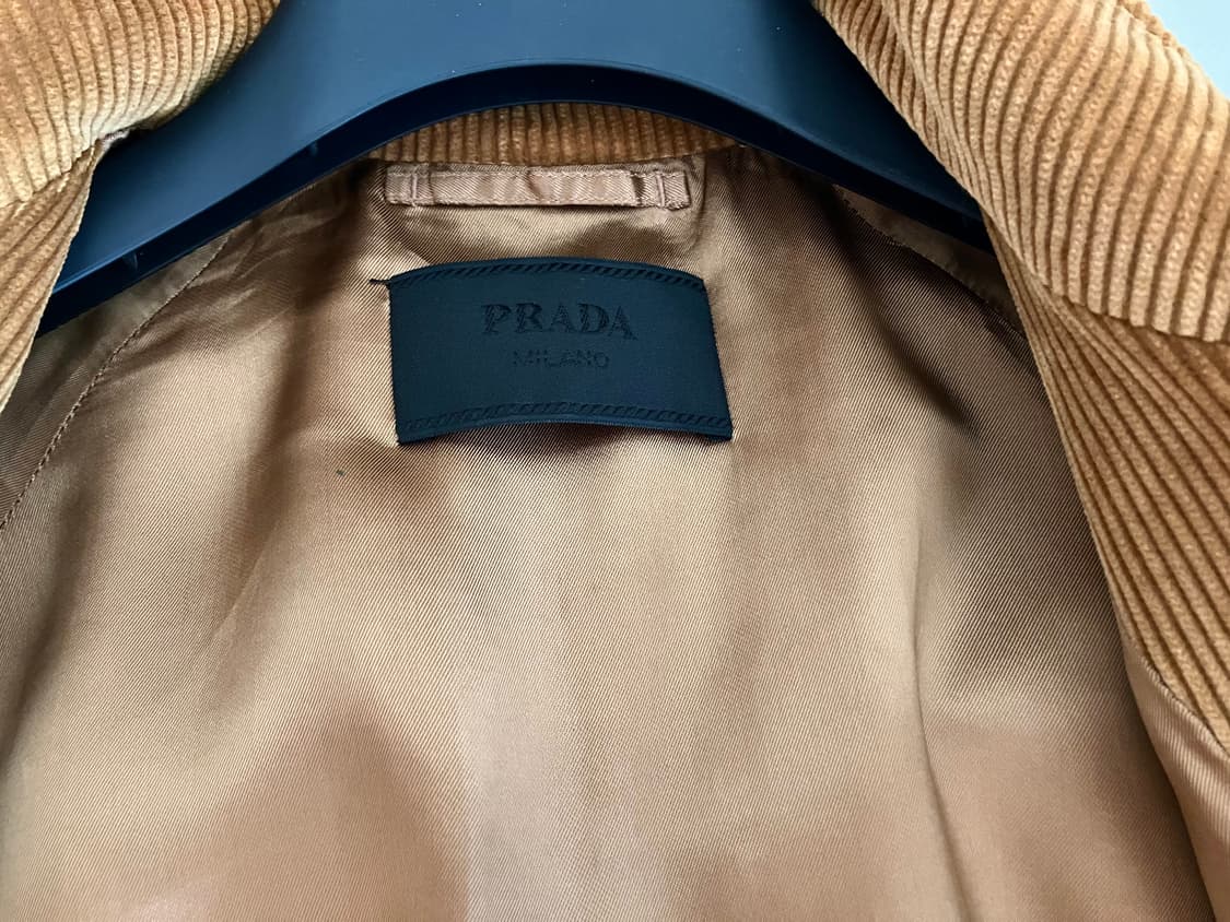 프라다 코듀로이 봄버자켓 상품이미지7