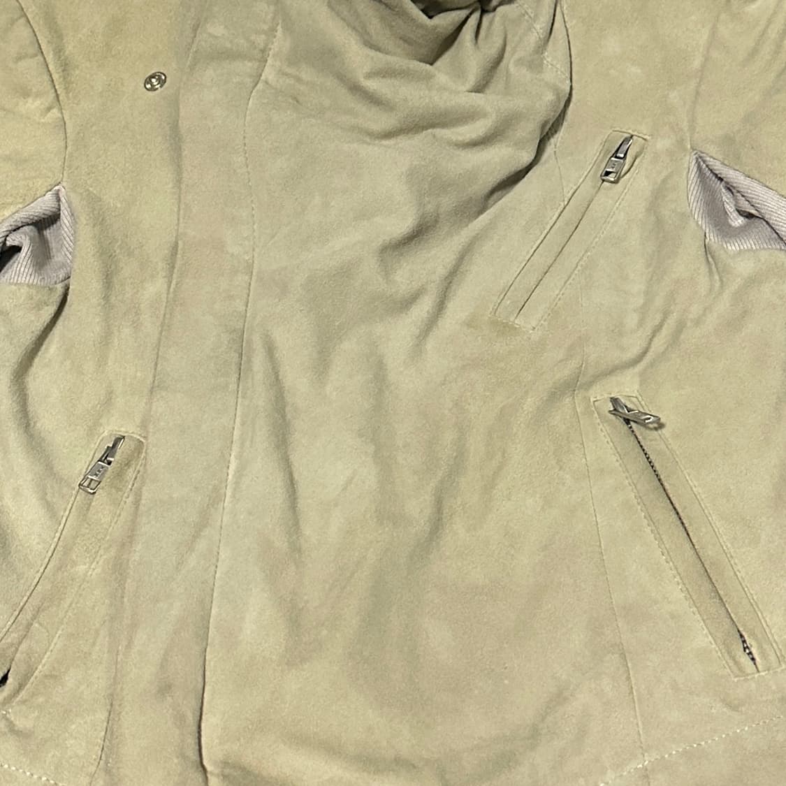 빈티지 아카이브 스웨이드 하이넥 자켓 상품이미지10