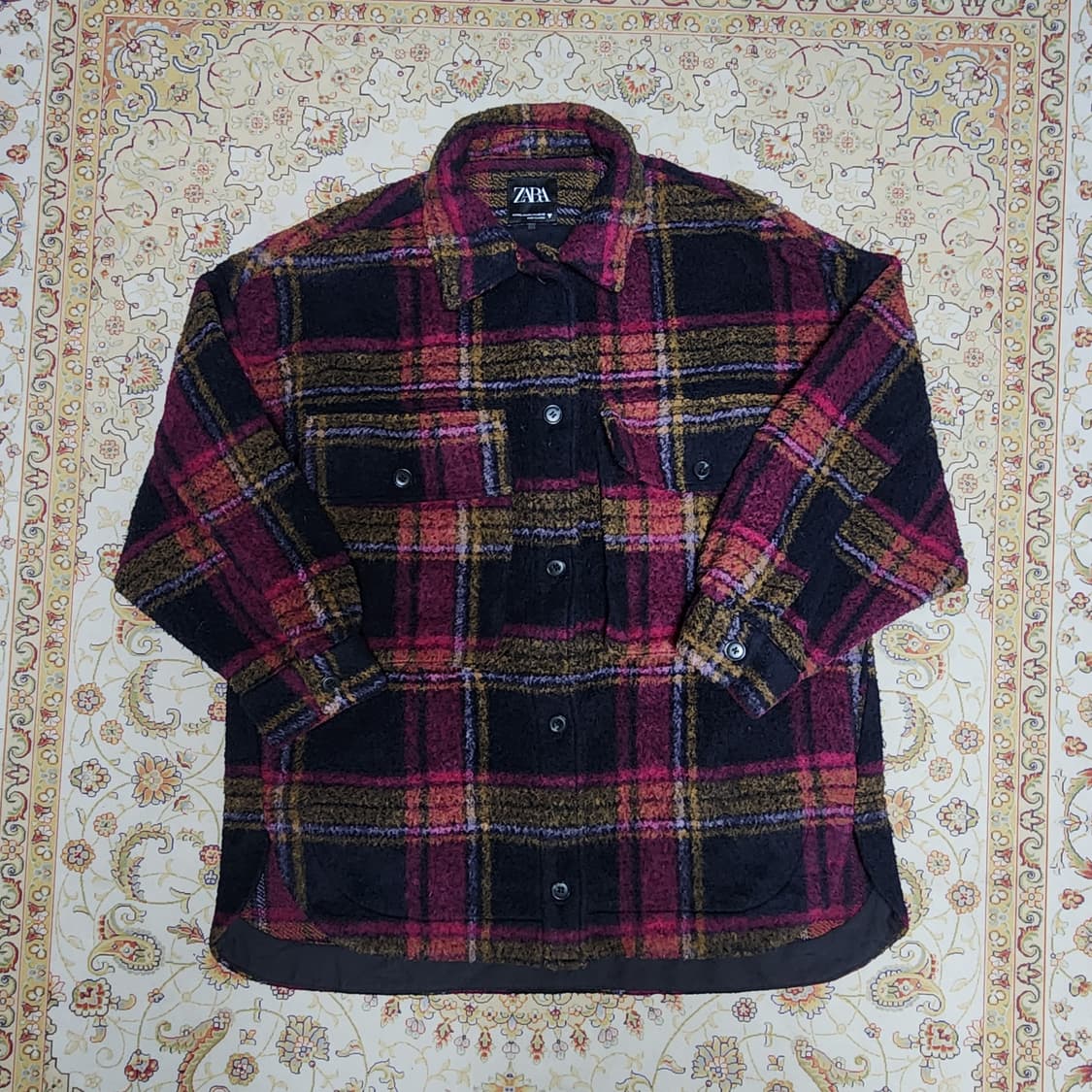 자라 울혼방 오버핏 자켓
M-L 상품이미지3