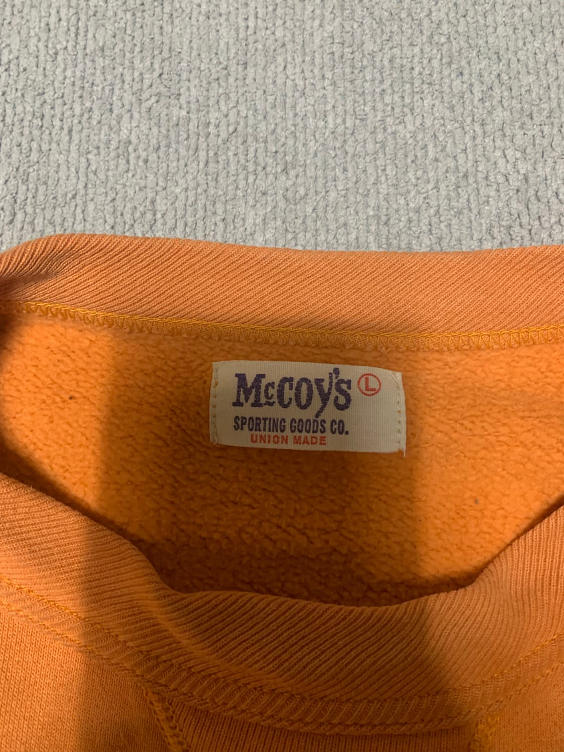 리얼맥코이 스웻 상품이미지3