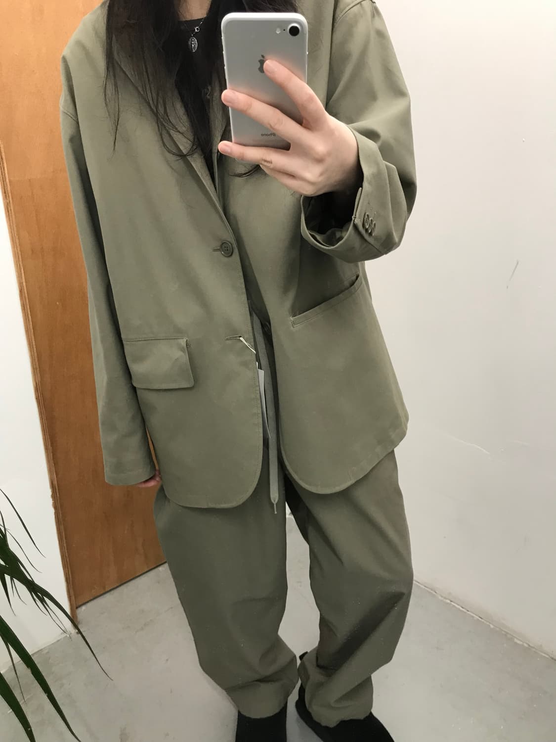 빔즈 BEAMS Cotton Back Twill Easy Jacket 상품이미지5