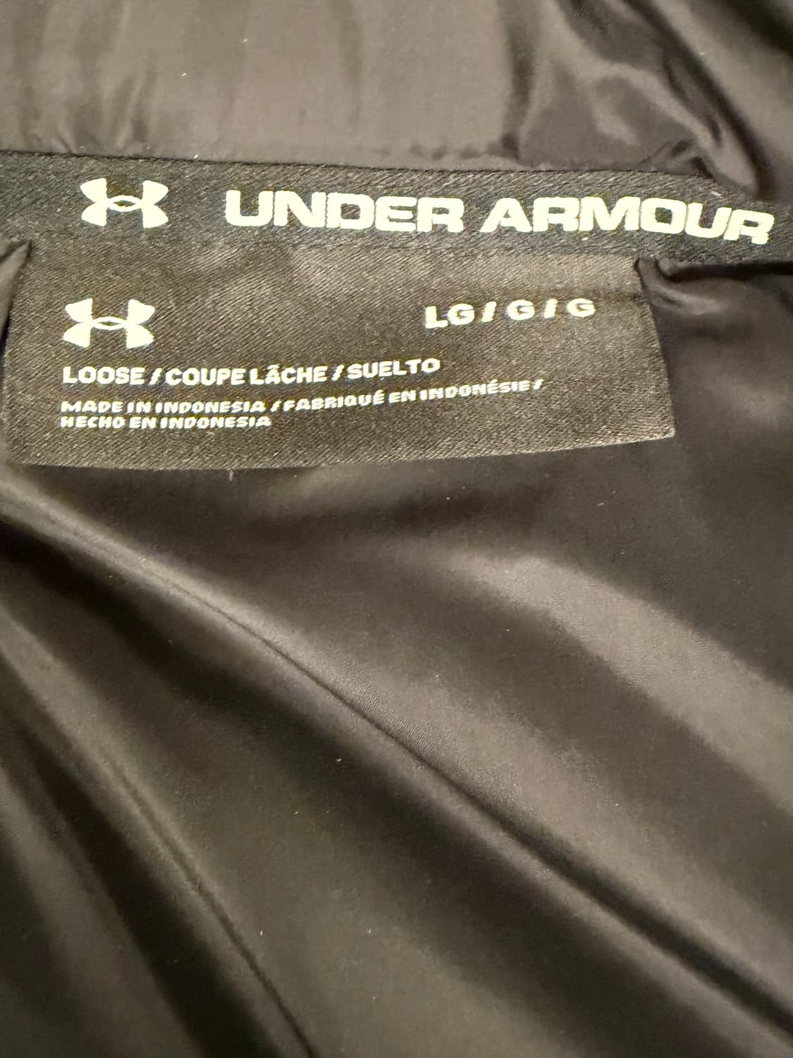 [L]언더아머 덕다운 패딩 블랙 상품이미지6