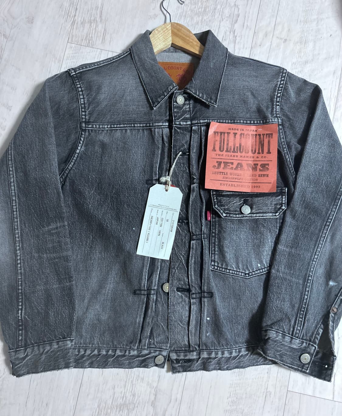 풀카운트 블랙 다트포드 2107 38 새상품 상품이미지1