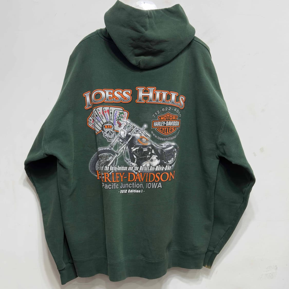 00s 할리데이비슨 후드 티셔츠 상품이미지9