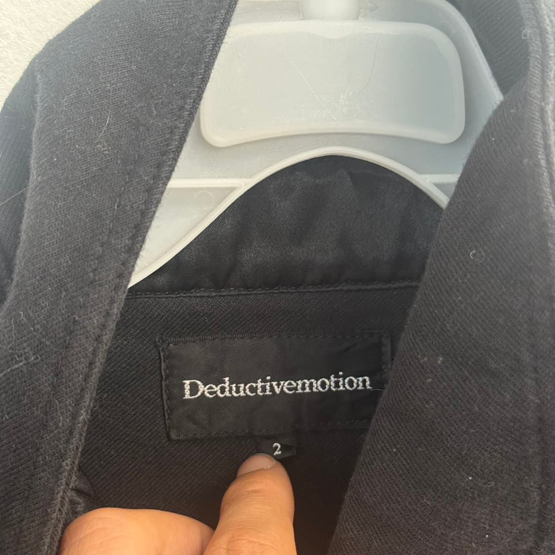 Deductivemotion jpn 하이넥 블랙 블루종 자켓  2 상품이미지2