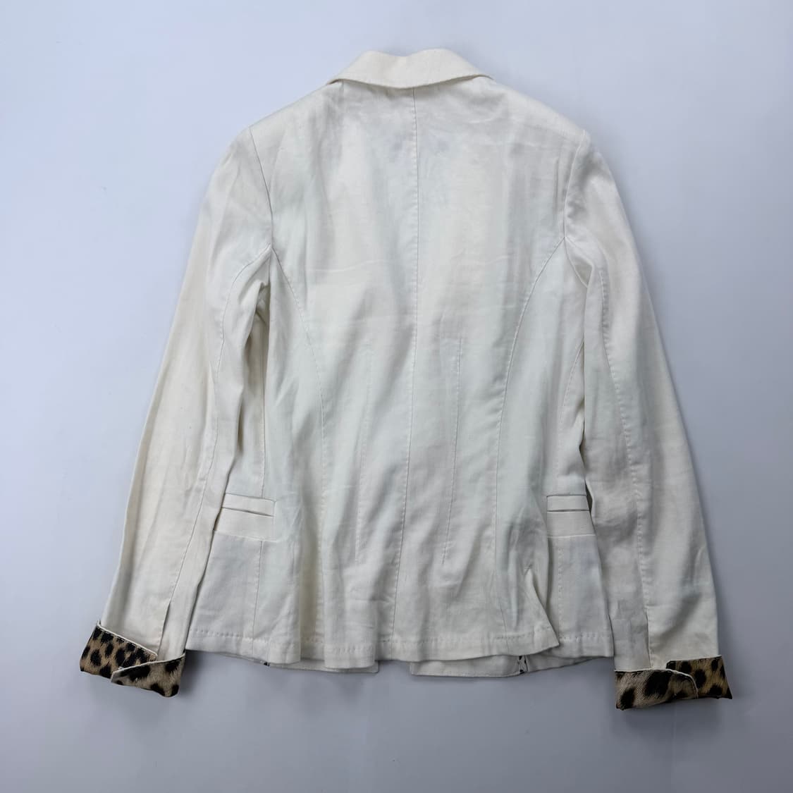 로베르토카발리 금장버클 린넨 자켓 상품이미지8