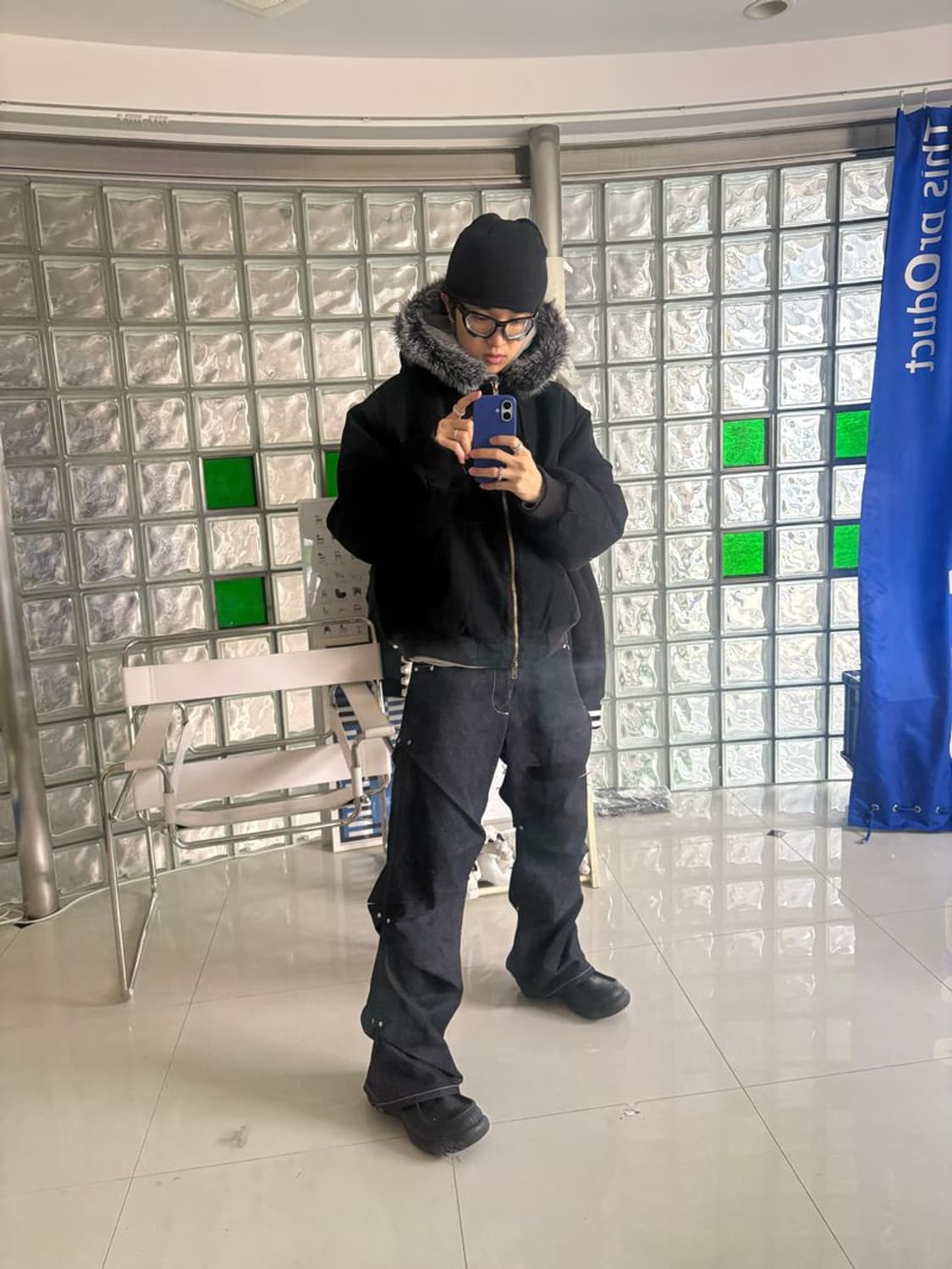 FUR HOODIE JAC 인조 모피 후드 재킷 상품이미지2