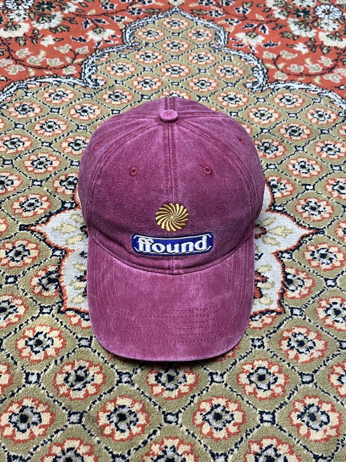 [FREE] 휴먼앤캣 파운드3 스톤 워시드 볼캡 상품이미지1