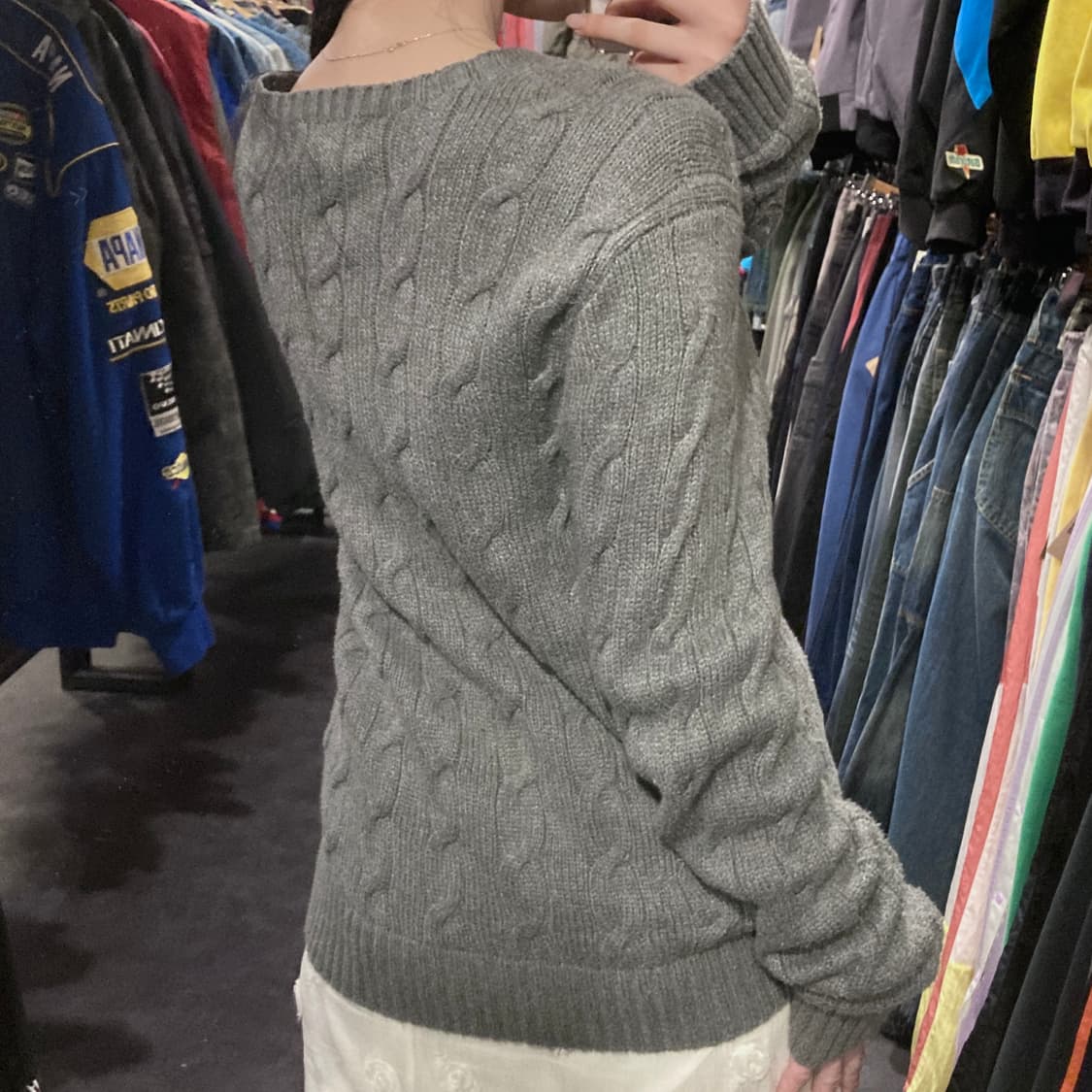 [IM] 폴로 랄프로렌 케이블 니트 그레이 상품이미지8