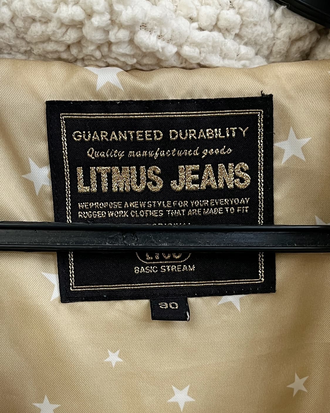 올드 빈티지 베이지 라쿤 퍼 후드 패딩 상품이미지8