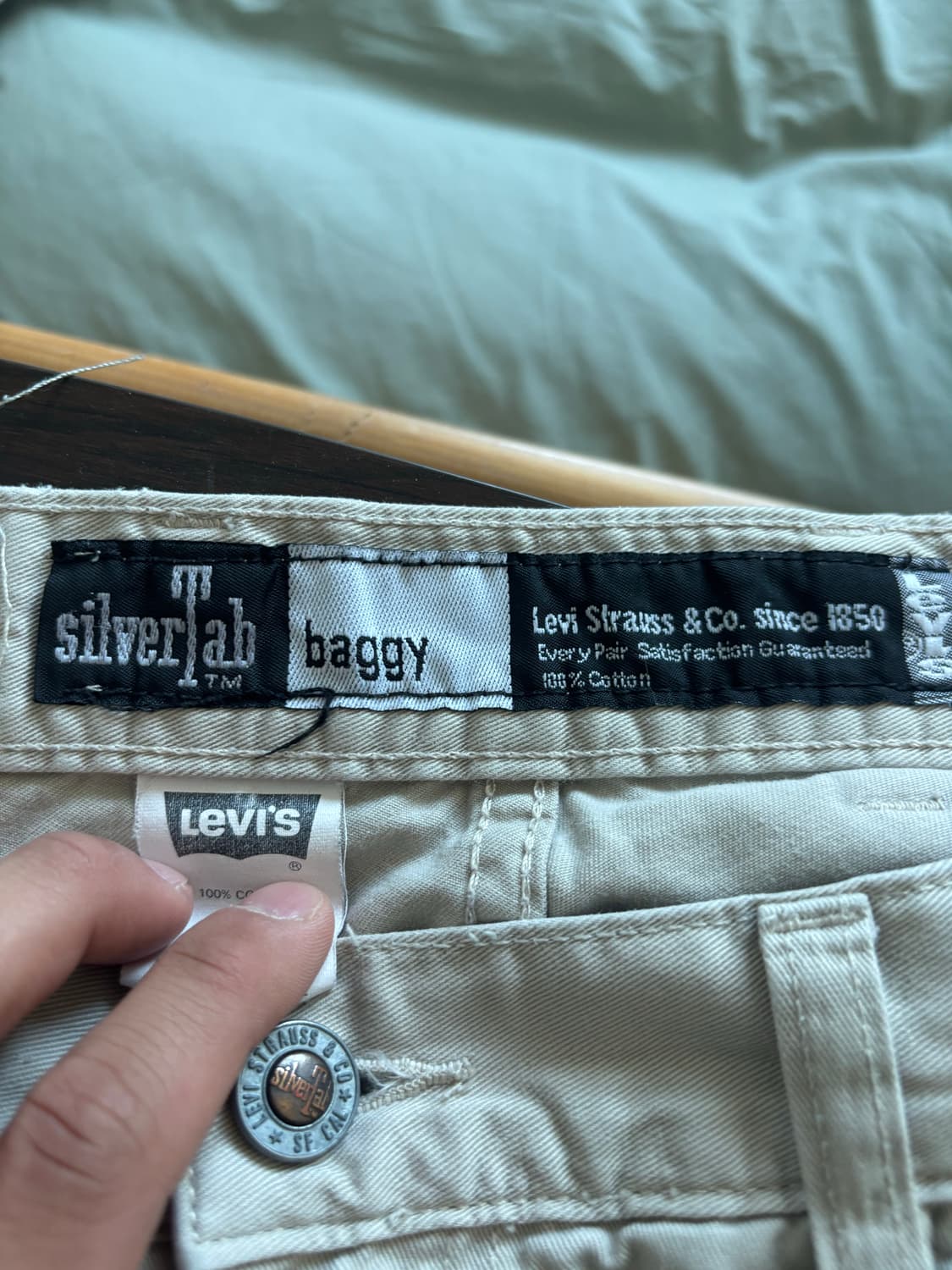 90s 리바이스 실버탭 배기 치노 36 32 상품이미지2