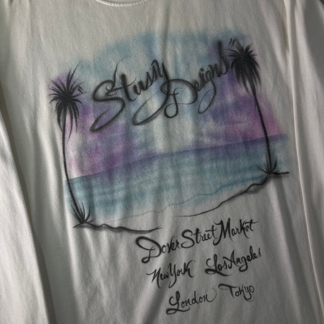 105 스투시 도버스트릿마켓 선셋 롱슬리브 티셔츠 상품이미지2