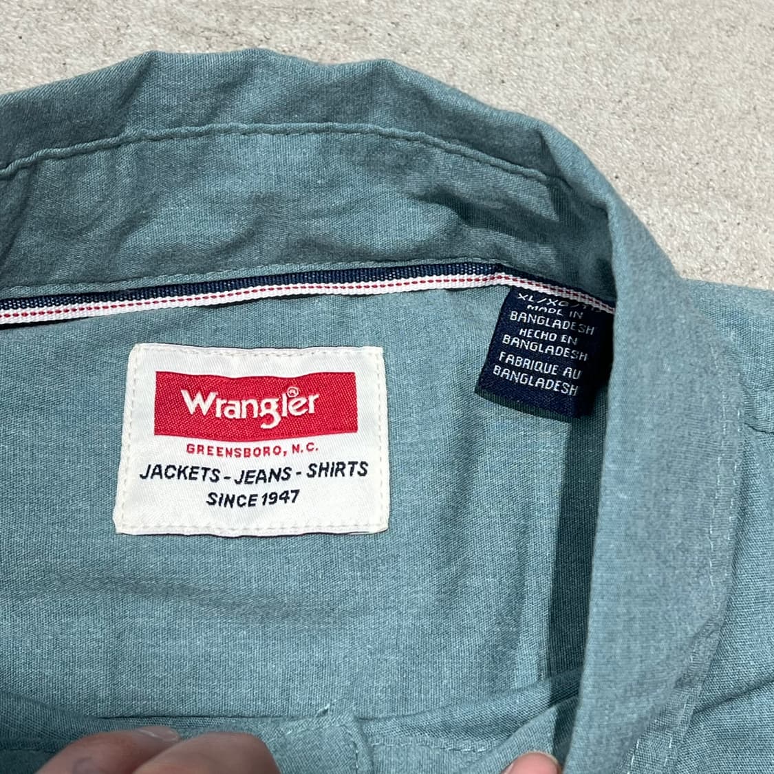 랭글러 워크 하프셔츠 s10732 상품이미지5