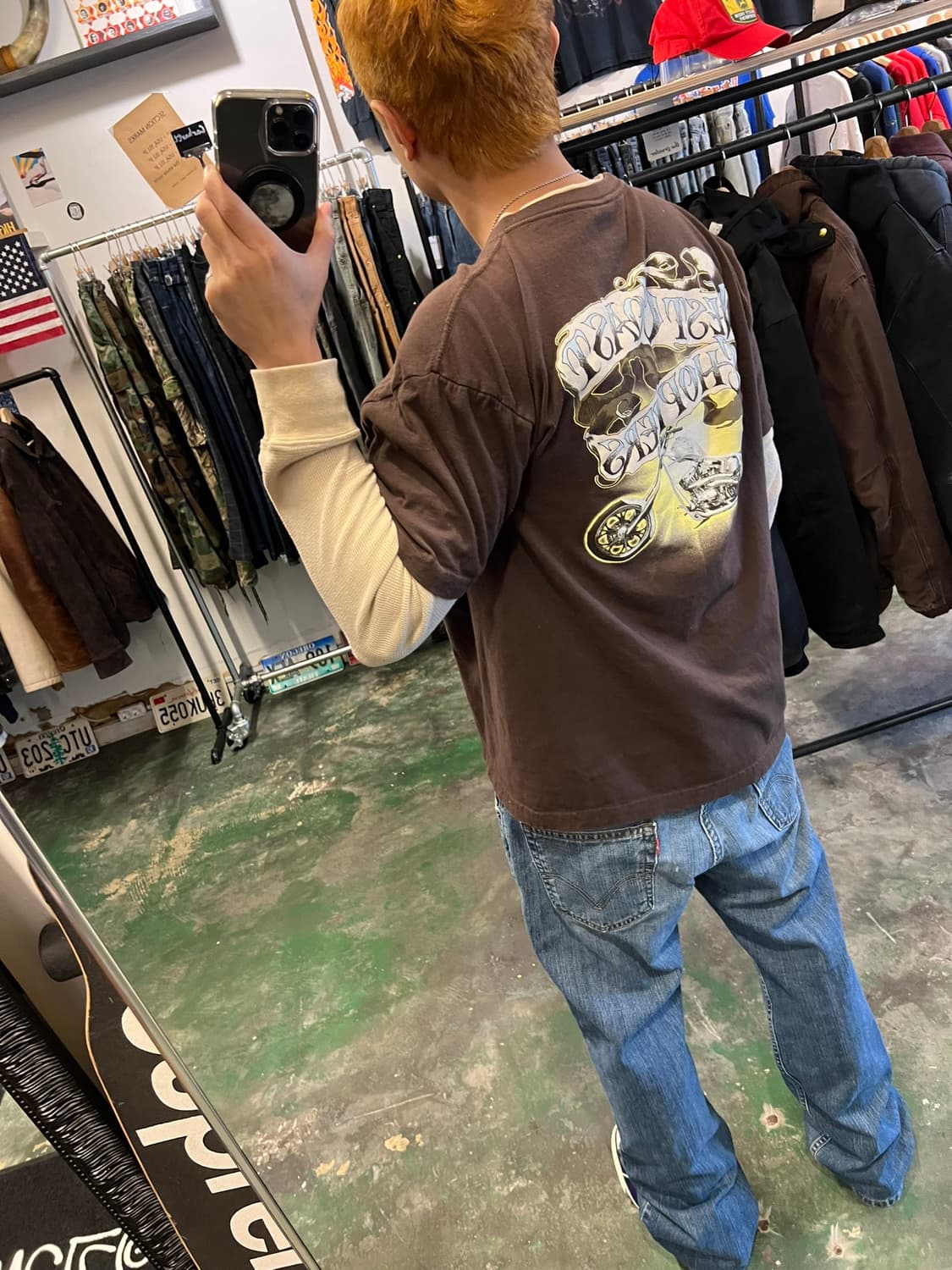 00's 웨스트코스트차퍼스 레이어드 롱슬리브 빈티지 WCC 긴팔티 상품이미지3