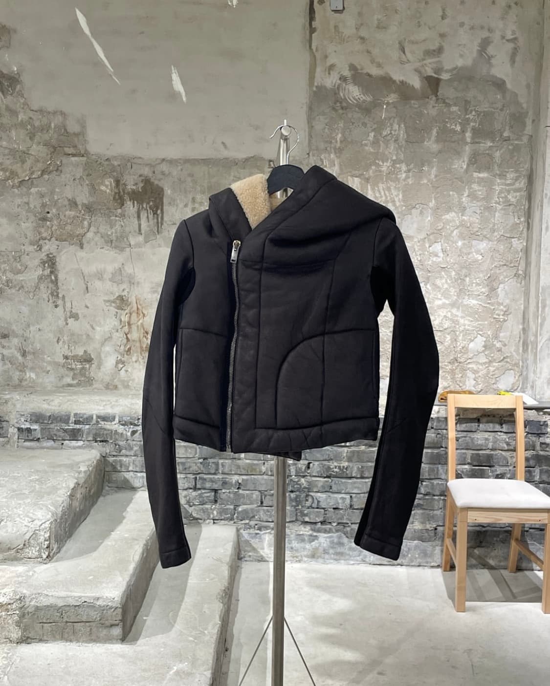 릭 오웬스 다크 브라운 쉽스킨 무스탕 자켓 상품이미지2