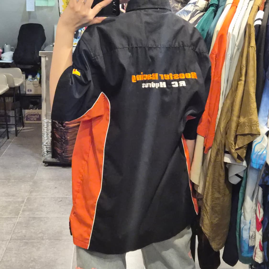 [NO.9] 빈티지 펑키 루스터레이싱 반팔 셔츠 상품이미지4