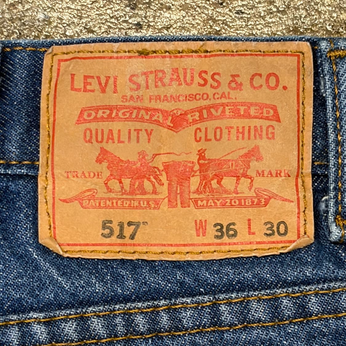 00s 미국 빈티지 리바이스 517 부츠컷 청바지 데님팬츠 상품이미지9