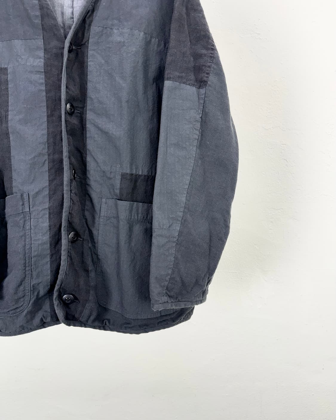 세이지 드 크레트 24ss 패치워크 논카라 코튼 자켓 상품이미지5