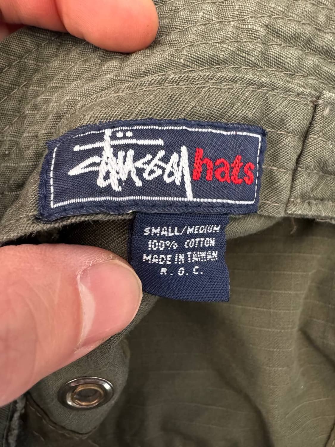 90-00s Stussy ripstop cotton bucket hat 상품이미지5