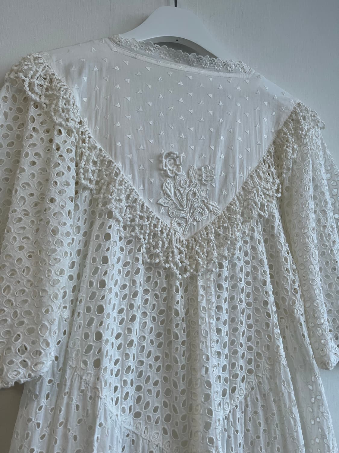 레이스 펀칭 롱 원피스 상품이미지6