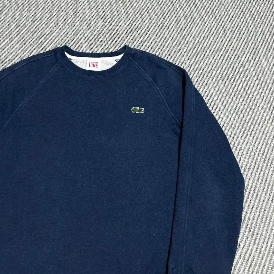 [S] Lacoste 라코스테 인디고 라운드 맨투맨 상품이미지3