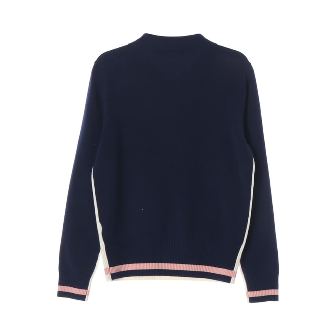 베네통 로고 자수 배색 카라 니트 S 상품이미지2