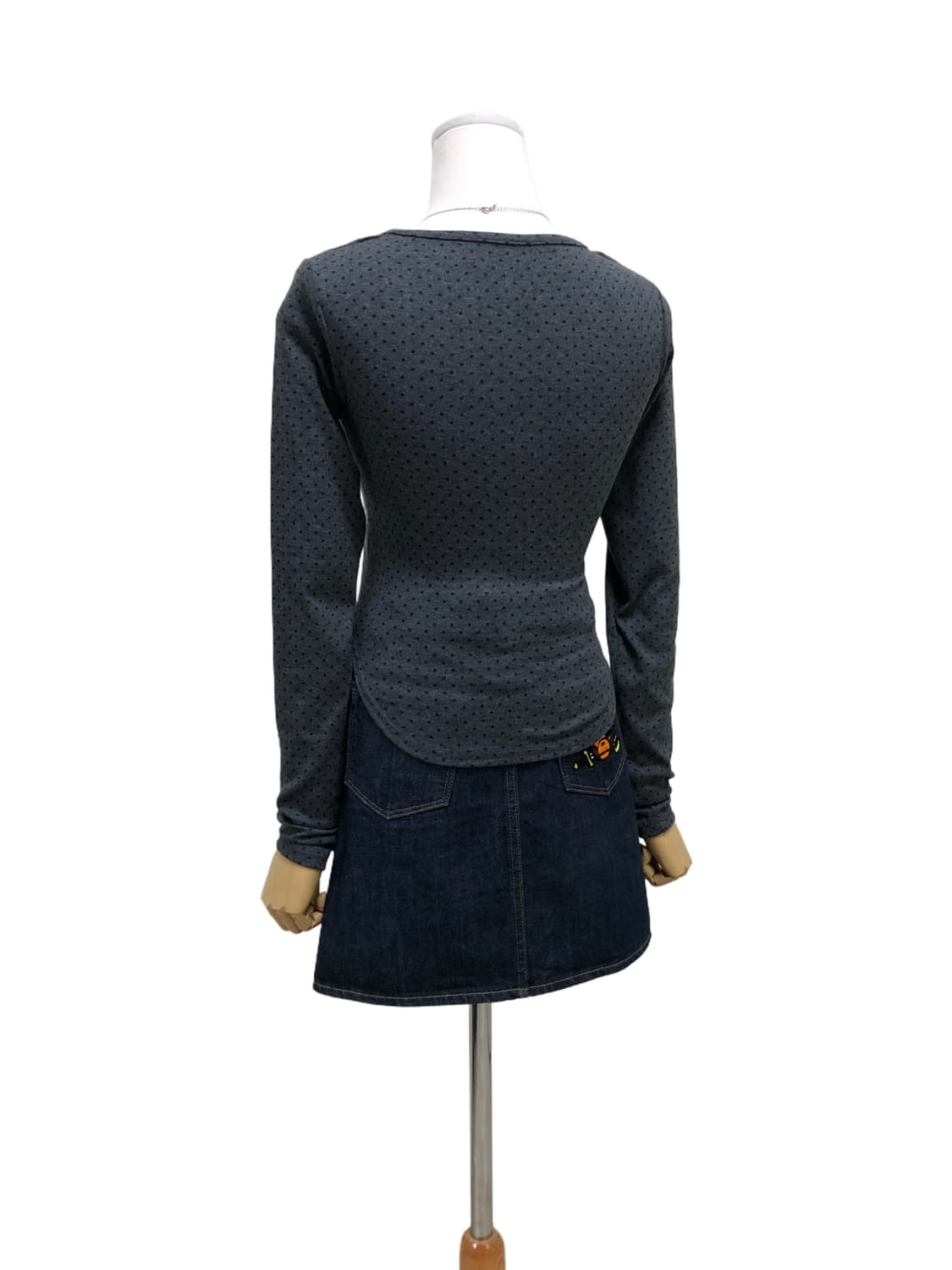 도트 레이어드 티셔츠 상품이미지6