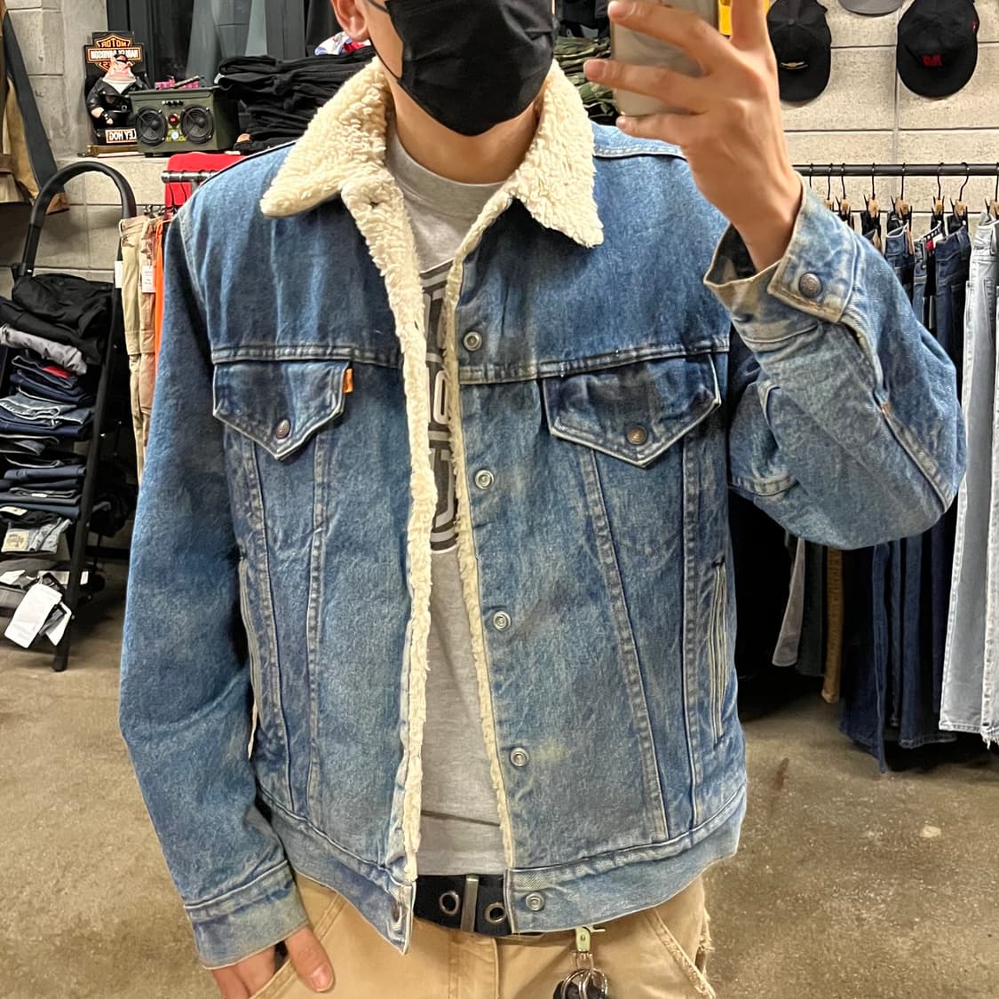 70s 리바이스 쉐르파 트러커 자켓 (105) 상품이미지7