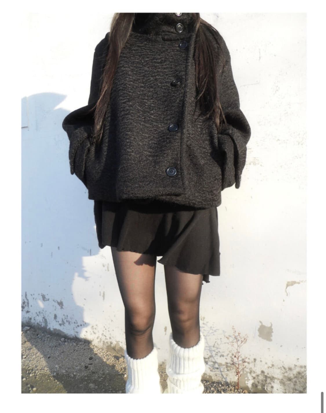 젤레나 나인 숏 코트 알파카 상품이미지5