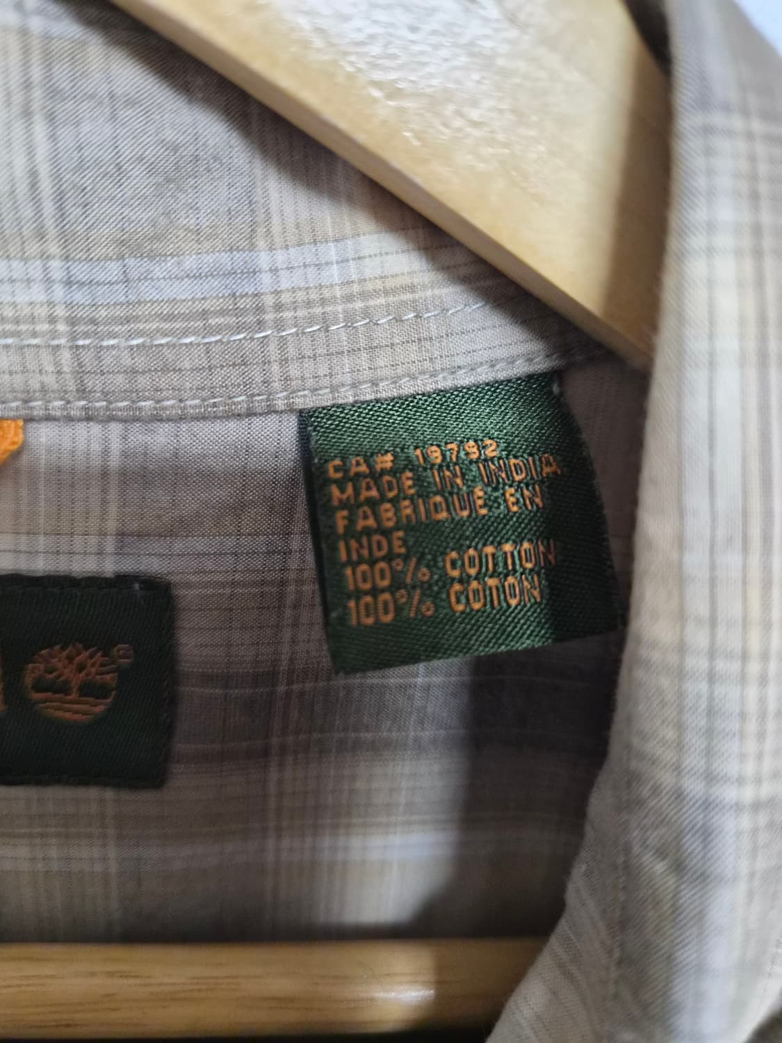 팀버랜드Timberland 코튼 체크 셔츠 XL - S389 상품이미지5