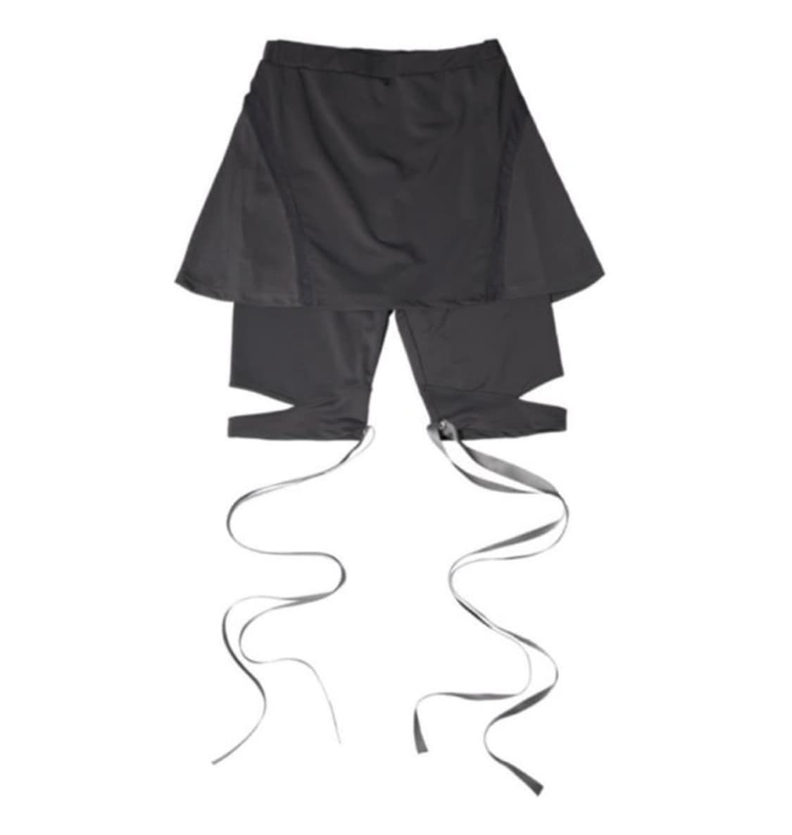 OJOS오호스 플레어 스커트 쇼츠 차콜 Flare Skirt Shorts 상품이미지1