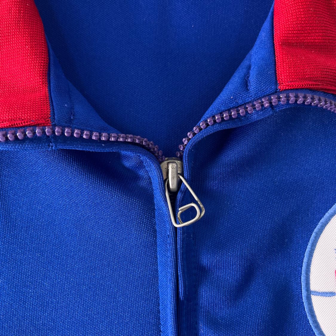 105 마제스틱 NBA 빈티지 필라델피아 트랙탑 져지 상품이미지4