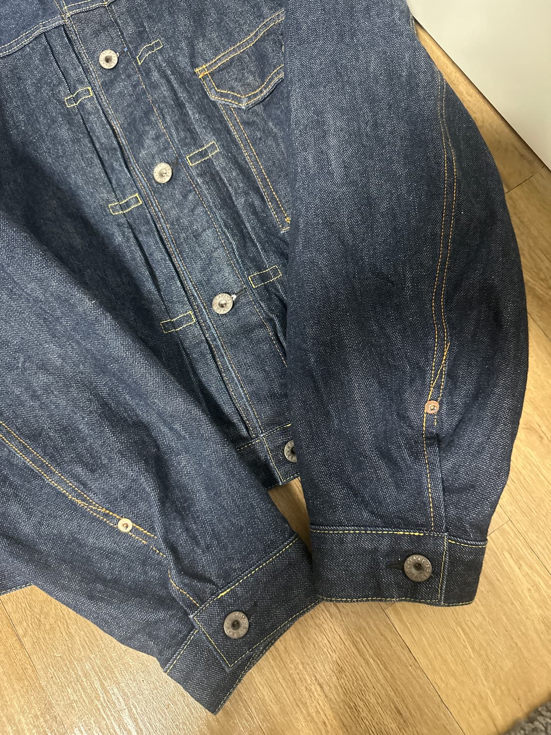 캐피탈 원워시 퍼스트 자켓 인디고 상품이미지5