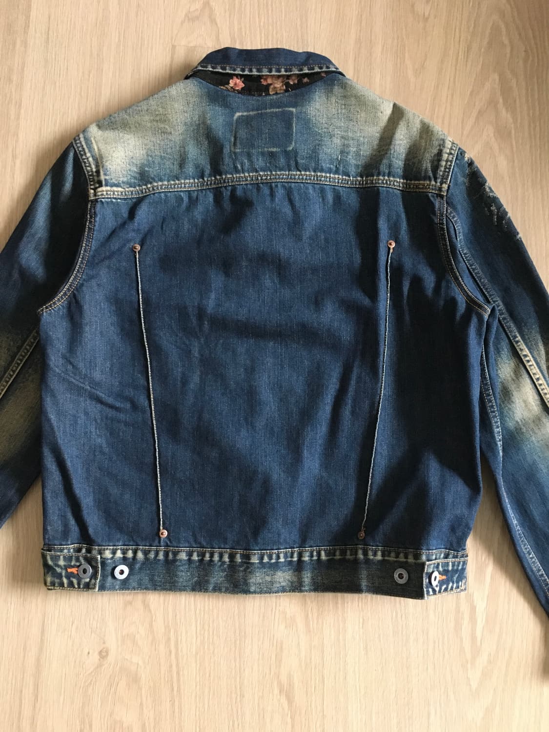 게스 Guess 코듀로이 플라워 포인트 데님 자켓 상품이미지3