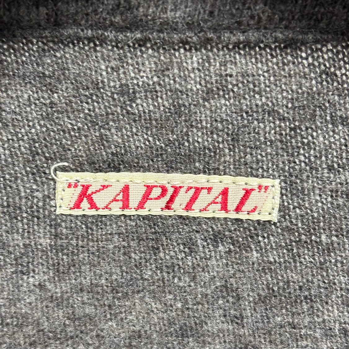 0) kapital 캐피탈 콘초 니트 가디건 상품이미지4