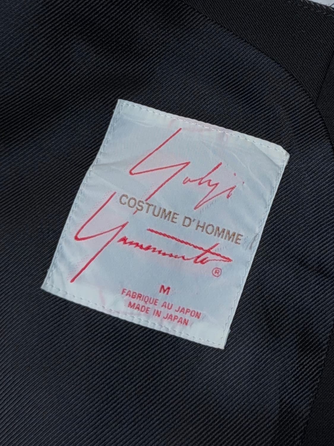 요지야마모토 코스튬 옴므 테일러 자켓 상품이미지2