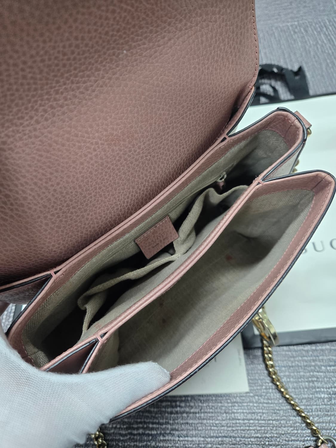 [특가][정품] 구찌 인터로킹 체인백 상품이미지8