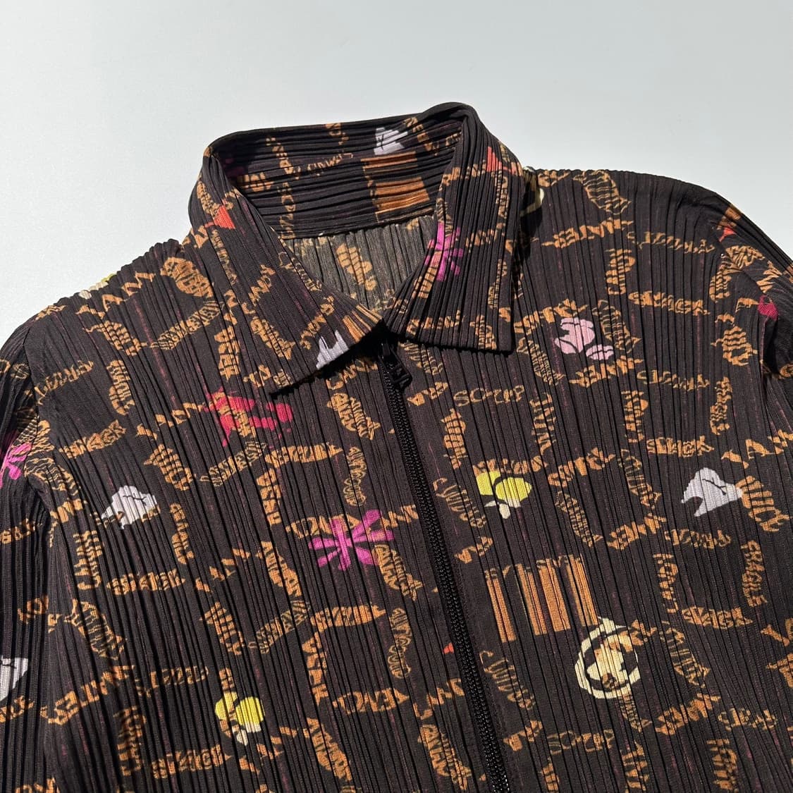 이세이 미야케 플리츠 플리즈 패턴 집업 싱글 자켓 상품이미지4