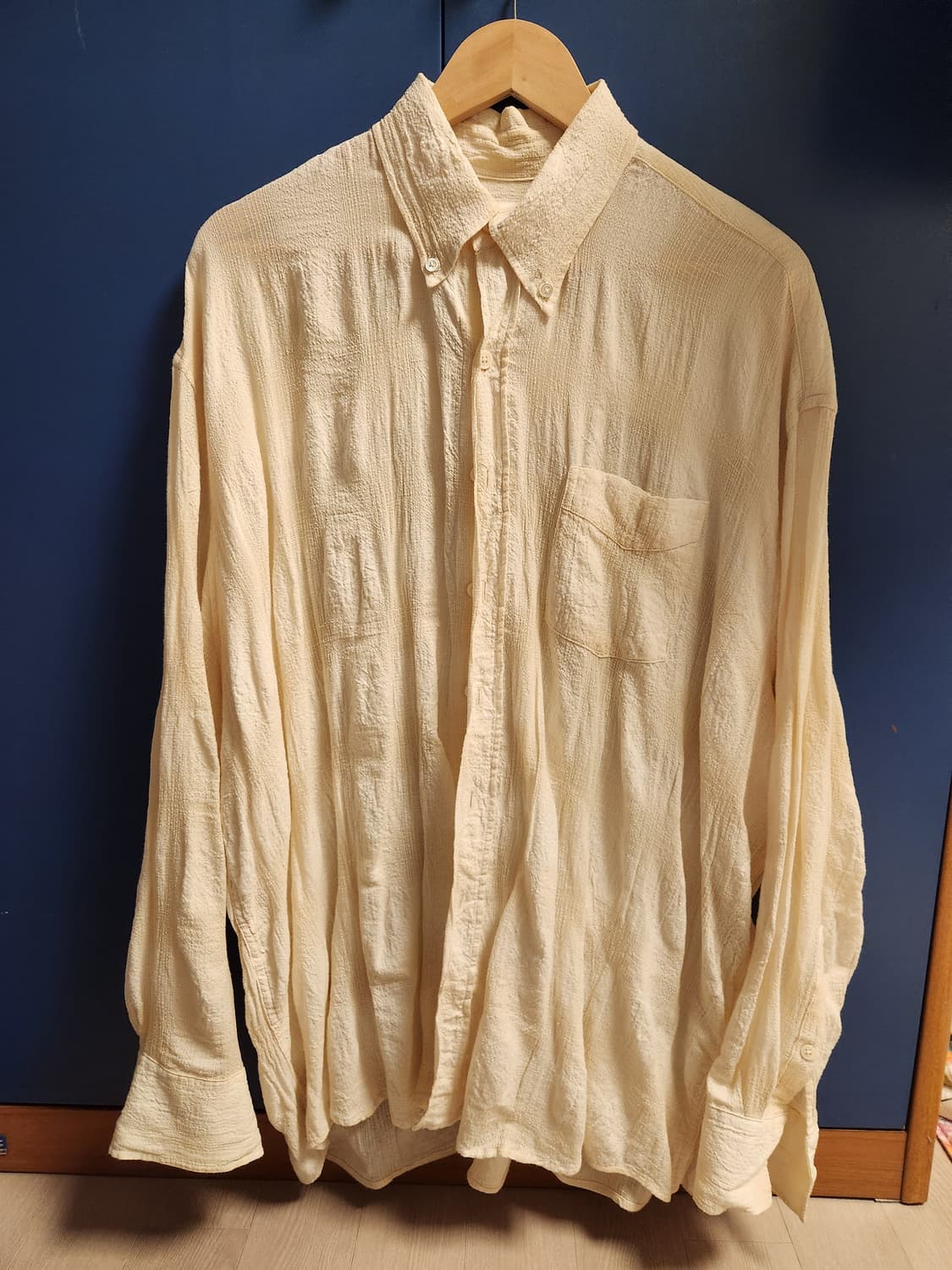 아워레가시 bd셔츠 내츄럴 스펙트럴 체크46 상품이미지1