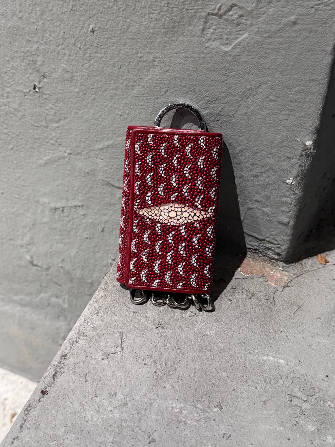 JPN 패턴 레더 키홀더 케이스  상품이미지1