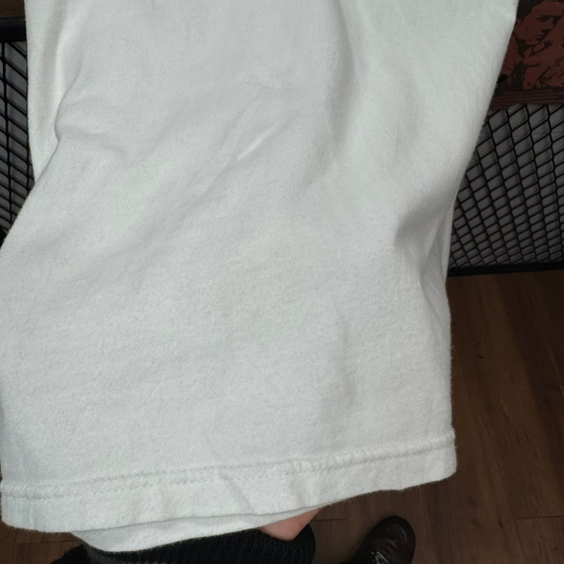 스투시 베이직 반팔 티셔츠 후면 빅로고 포인트 화이트 상품이미지10