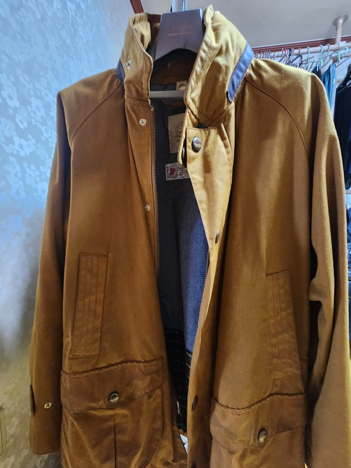 바스통 002 왁스자켓 M사이즈 판매합니다. 상품이미지1