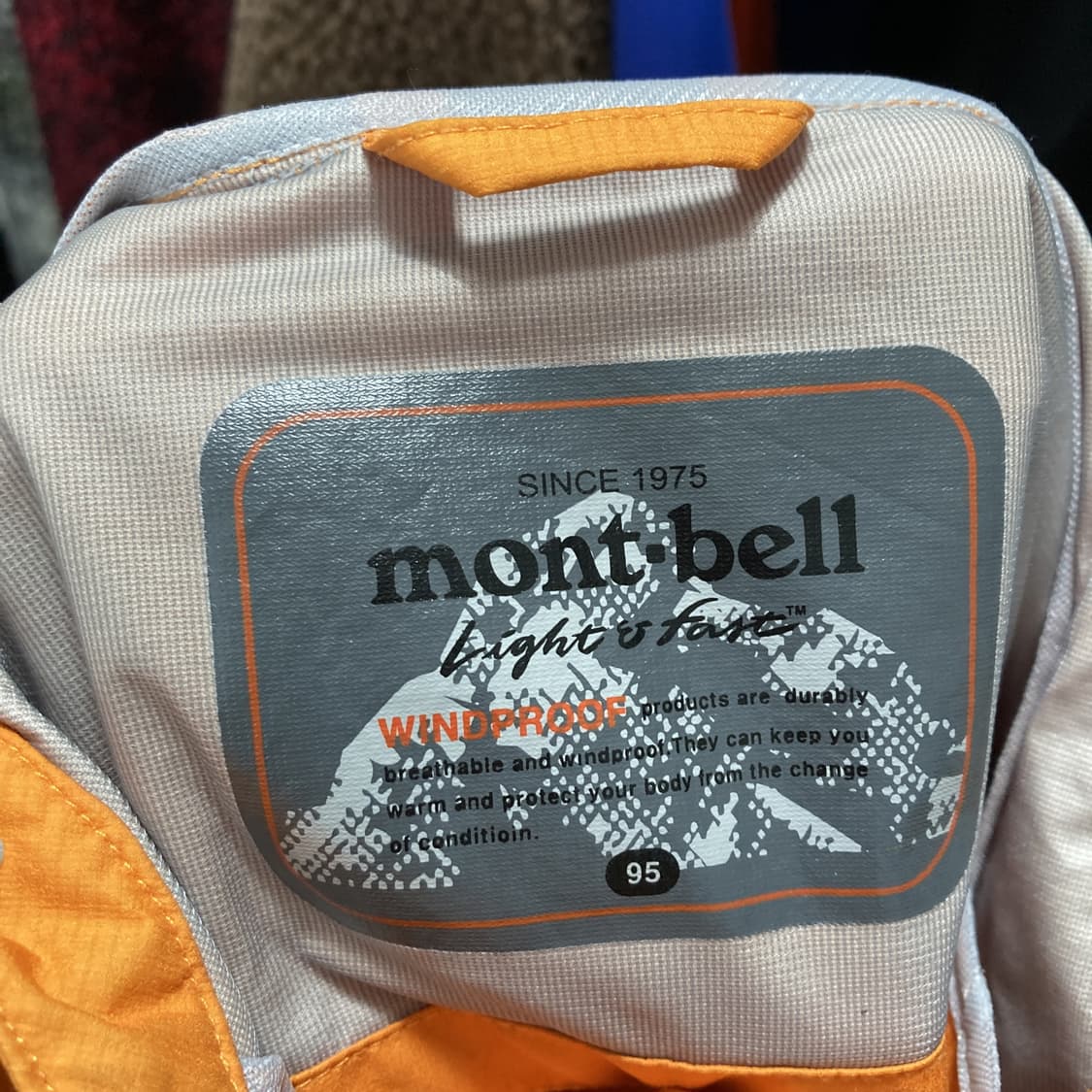 몽벨 윈드스토퍼 여성바람막이자켓 95  상품이미지4