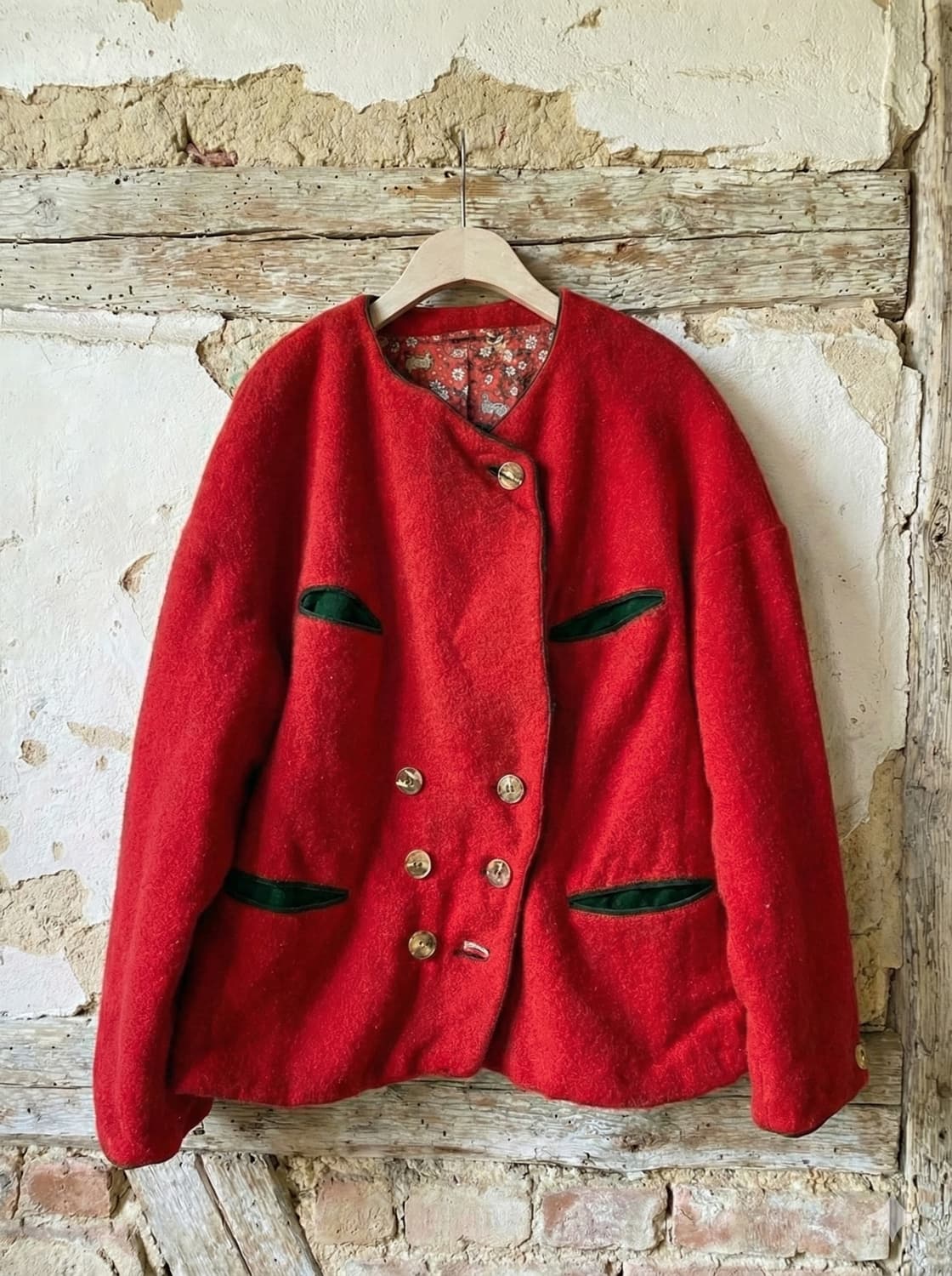 오스트리아 티롤리안 보일드 울 재킷 상품이미지1