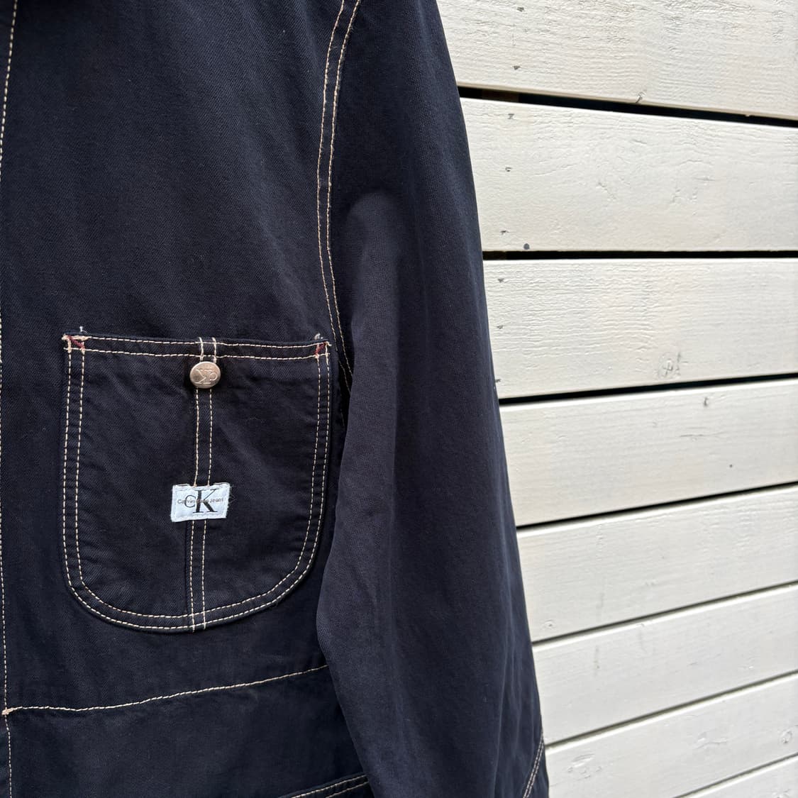 Calvin Klein 90s 캘빈클라인 made in usa 초어자켓 상품이미지4