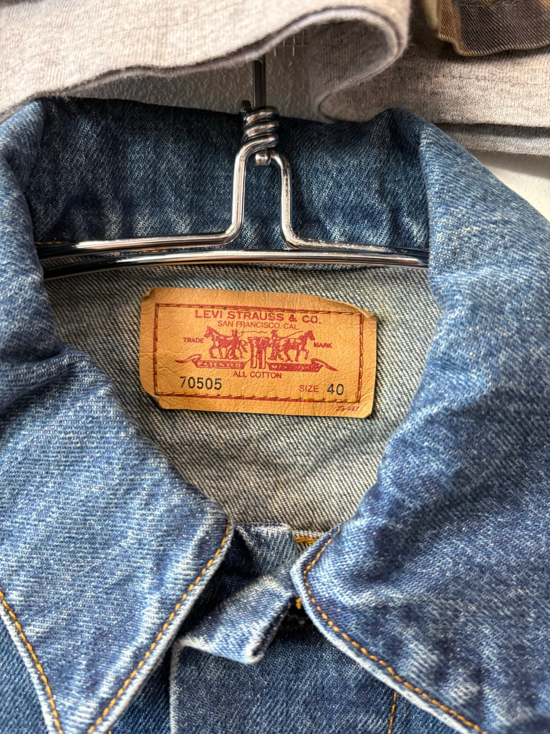 90s 96년 리바이스 데님 트러커 재킷 상품이미지2